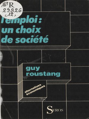 cover image of L'emploi